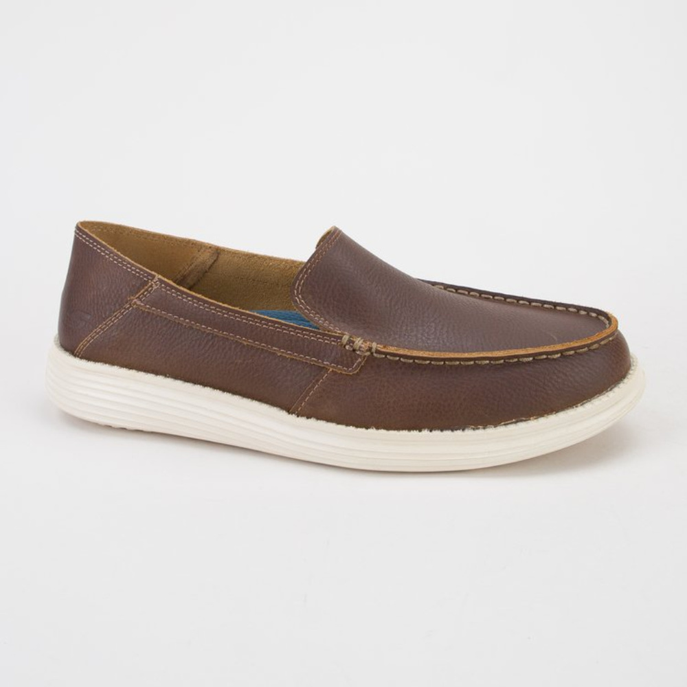 Skechers Mens slip on Shoes leather